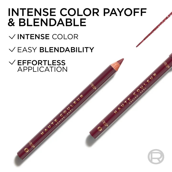 L'Oréal Paris Haute Couleur Crayon Khol Eyeliner 1,2 g 150 Bordeaux Cashmere L'Oréal Paris