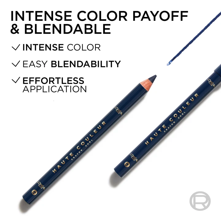 L'Oréal Paris Haute Couleur Crayon Khol Eyeliner 1,2 g 130 Bleu Suede L'Oréal Paris