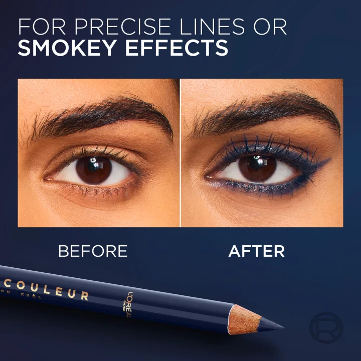 L'Oréal Paris Haute Couleur Crayon Khol Eyeliner 1,2 g 130 Bleu Suede L'Oréal Paris