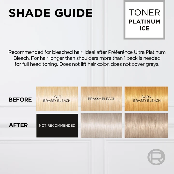 L'Oréal Paris Préférence Le Blonding Acidic Hair Toner 1 pack 01 Platinum Ice L'Oréal Paris