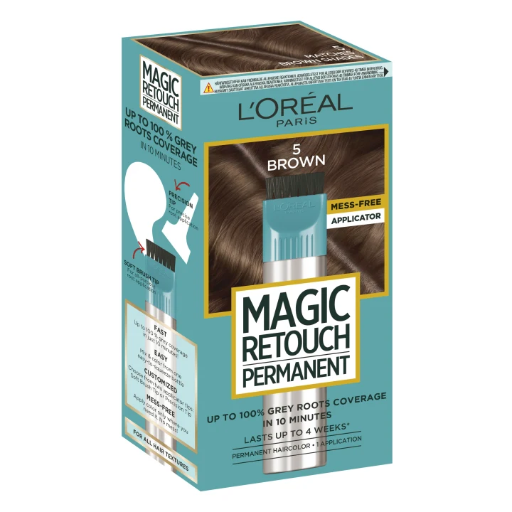 L'Oréal Paris Magic Retouch Permanent Direktverkande Hårfärg 1 pack 5 Brown L'Oréal Paris
