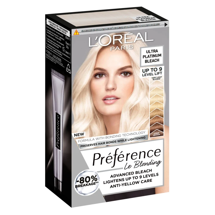 L'Oréal Paris Préférence Le Blonding Avancerad Blekning 9L Ultra Platinum 1 pack L'Oréal Paris
