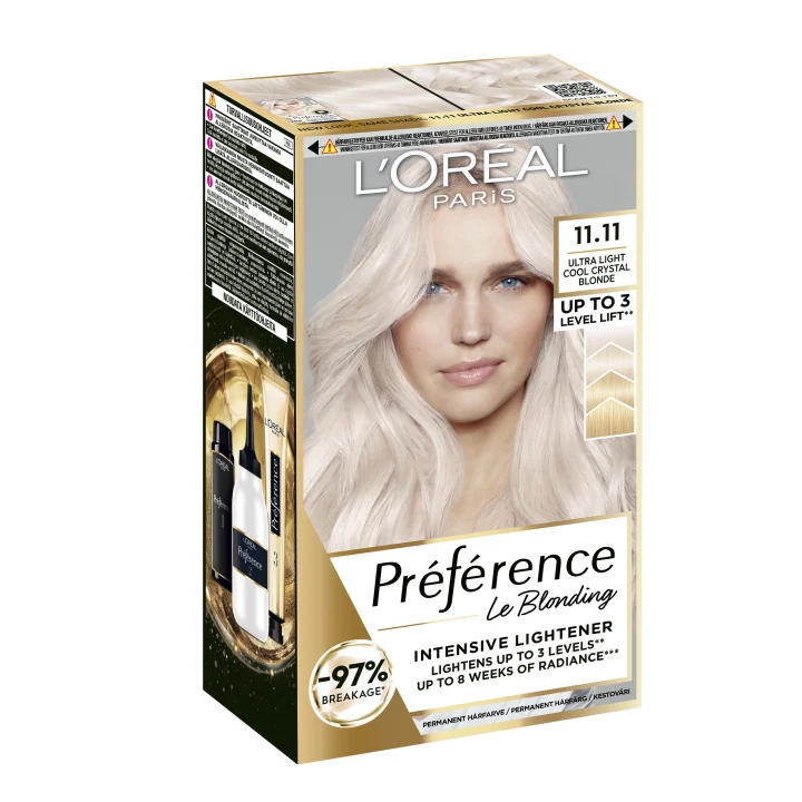L'Oréal Paris Préférence Le Blonding Permanent Hårfärg 11.11 Oslo 1 pack L'Oréal Paris