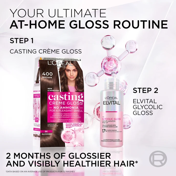 L'Oréal Paris Casting Crème Gloss Semi-Permanent Hårfärg 1 pack 1010 Iced Light Blonde L'Oréal Paris