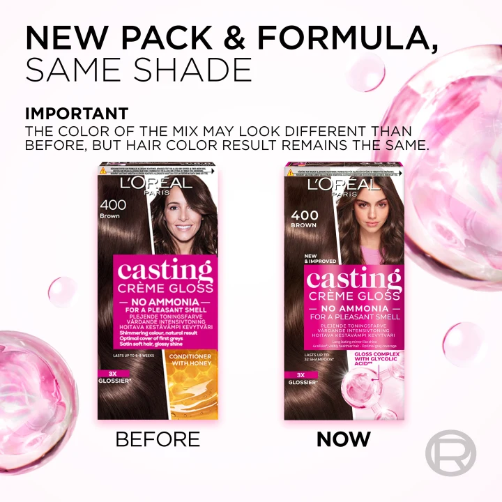 L'Oréal Paris Casting Crème Gloss Semi-Permanent Hårfärg 1 pack 1010 Iced Light Blonde L'Oréal Paris