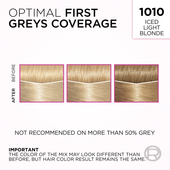 L'Oréal Paris Casting Crème Gloss Semi-Permanent Hårfärg 1 pack 1010 Iced Light Blonde L'Oréal Paris