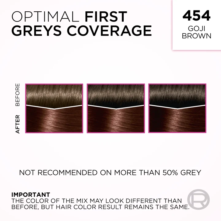 L'Oréal Paris Casting Crème Gloss Semi-Permanent Hårfärg 1 pack 454 Goji Brown L'Oréal Paris