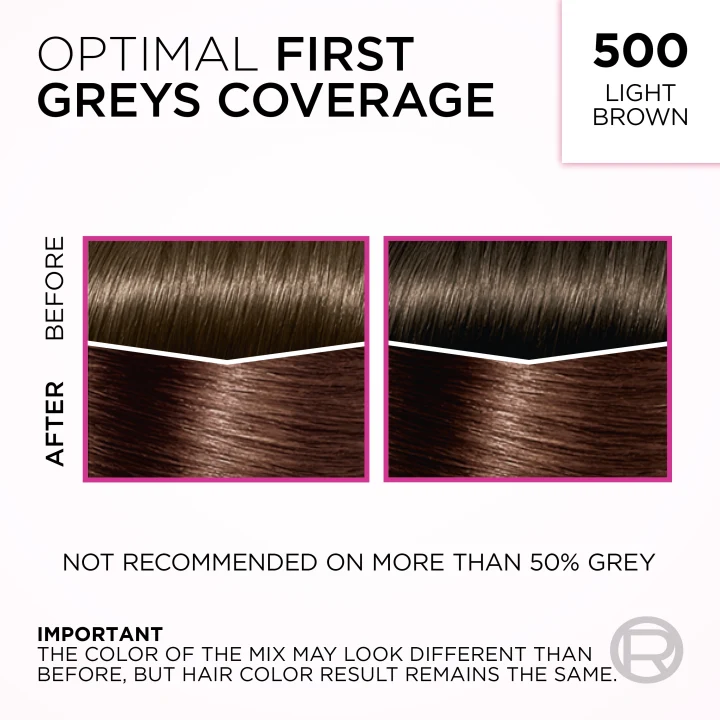 L'Oréal Paris Casting Crème Gloss Semi-Permanent Hårfärg 1 pack 500 Light Brown L'Oréal Paris