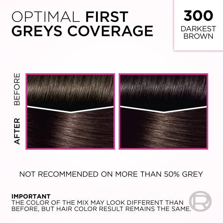 L'Oréal Paris Casting Crème Gloss Semi-Permanent Hårfärg 1 pack 300 Darkest Brown L'Oréal Paris