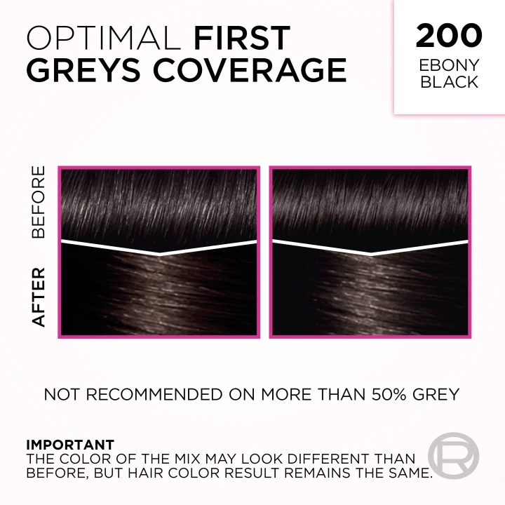 L'Oréal Paris Casting Crème Gloss Semi-Permanent Hårfärg 1 pack 200 Ebony Black L'Oréal Paris