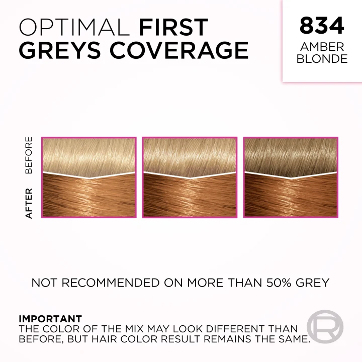 L'Oréal Paris Casting Crème Gloss Semi-Permanent Hårfärg 1 pack 834 Amber Blonde L'Oréal Paris