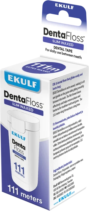 EKULF DentaFloss Slim Waxed 111 m Ekulf