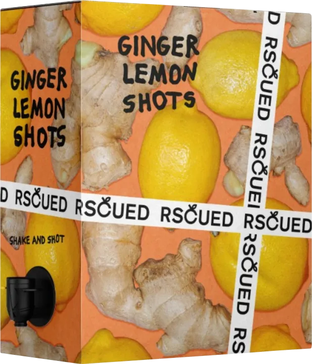RSCUED Ginger Lemon Shots 3 liter Rscued