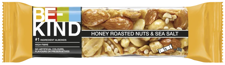 BE-KIND Nötbar Honey Rosted Nuts & Sea Salt 40g BE-KIND