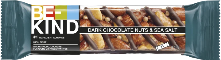 BE-KIND Nötbar Dark Chocolate Nuts & Sea Salt 40g BE-KIND