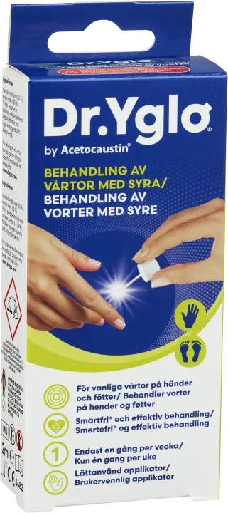 Dr Yglo Vårtmedel Acetocaustin 2 ml Dr yglo
