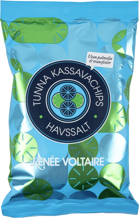 Renée Voltaire Tunna Kassava Chips Havssalt 100g Renée Voltaire