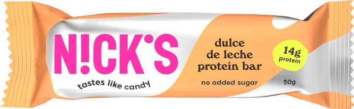NICKS Protein Bar Dulce de Leche 50 g Nicks