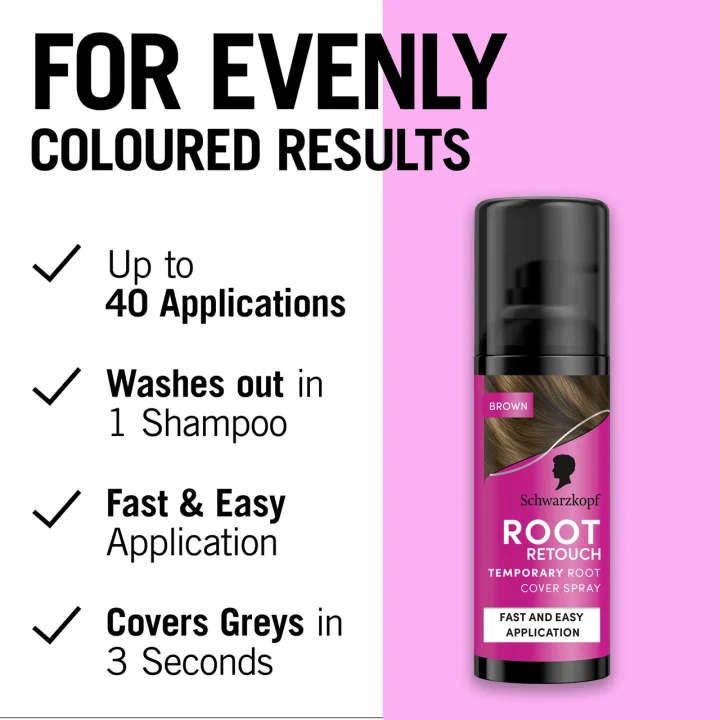 Schwarzkopf Root Retoucher Brown Utväxtspray 120 ml Schwarzkopf