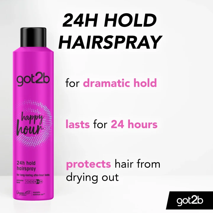 Schwarzkopf Got2b Happy Hour Hairspray 300ml Schwarzkopf