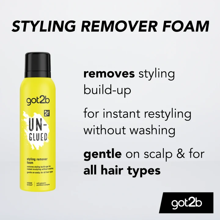 Schwarzkopf Got2b Un-Glued Styling Remover Foam 150 ml Schwarzkopf