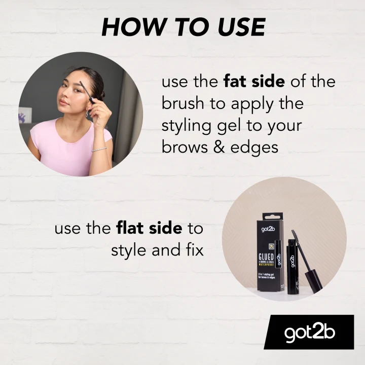 Schwarzkopf got2b Glued 4 Brows & Edges Vattenfast Gel 16 ml Schwarzkopf