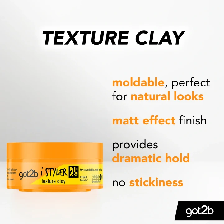 Schwarzkopf Got2b iStyler Texture Clay 75 ml Schwarzkopf