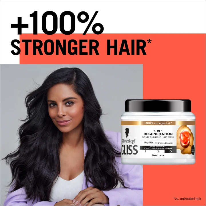 Schwarzkopf Gliss 4-In-1 Regeneration Bond-Building Hair Mask 400 ml Schwarzkopf