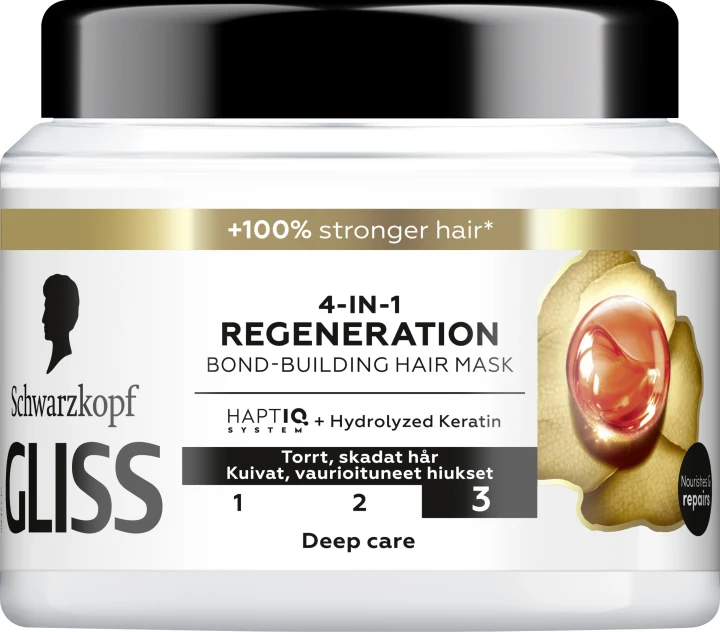 Schwarzkopf Gliss 4-In-1 Regeneration Bond-Building Hair Mask 400 ml Schwarzkopf