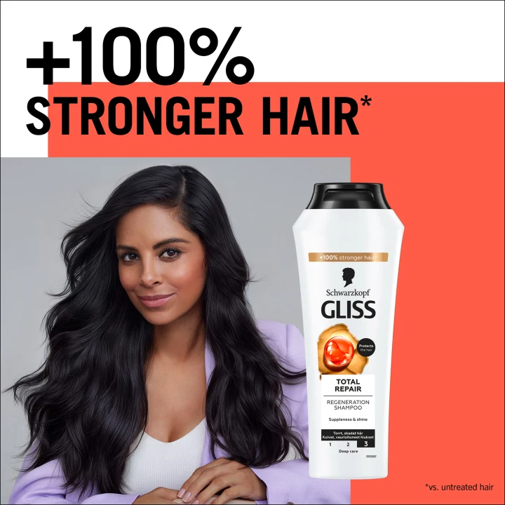 Schwarzkopf Gliss Total Repair Regeneration Shampoo 250 ml Schwarzkopf