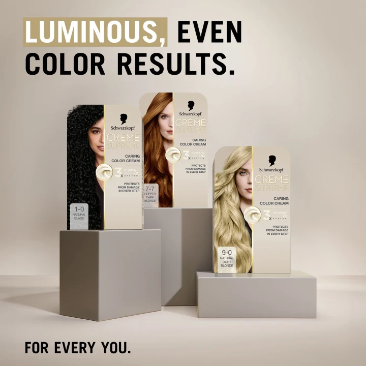 Schwarzkopf Creme Supreme 1-0 Natural Black Schwarzkopf