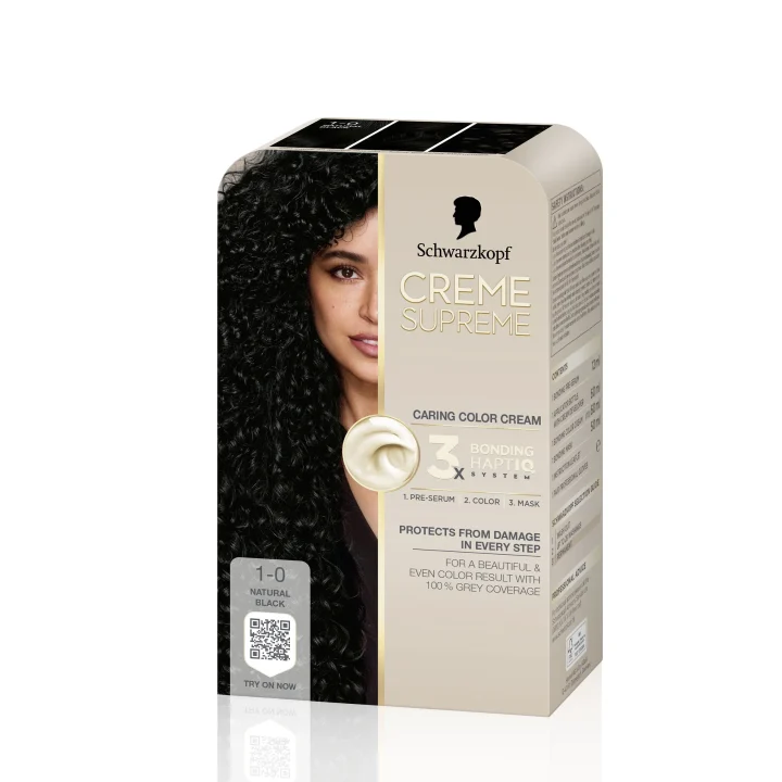 Schwarzkopf Creme Supreme 1-0 Natural Black Schwarzkopf
