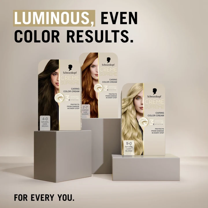 Schwarzkopf Creme Supreme 4-0 Natural Dark Brown Schwarzkopf