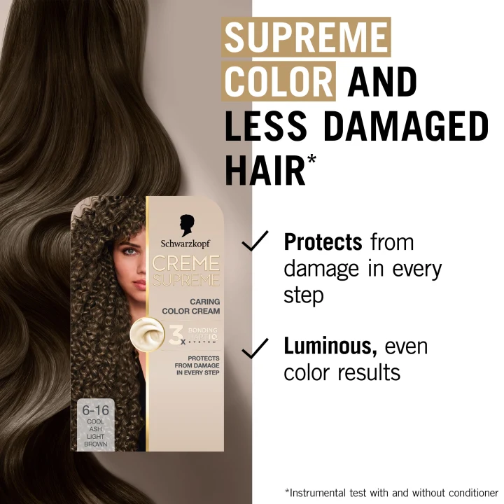 Schwarzkopf Creme Supreme 6-16 Cool Pearly Brown Schwarzkopf