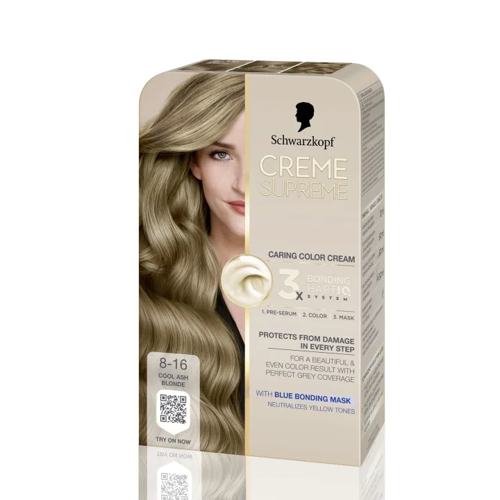 Schwarzkopf Creme Supreme 8-16 Cool Ash Blonde Schwarzkopf