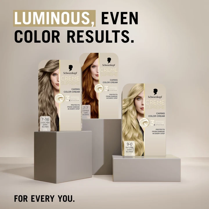 Schwarzkopf Creme Supreme 7-16 Cool Ash Dark Blonde Schwarzkopf