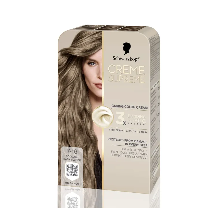 Schwarzkopf Creme Supreme 7-16 Cool Ash Dark Blonde Schwarzkopf