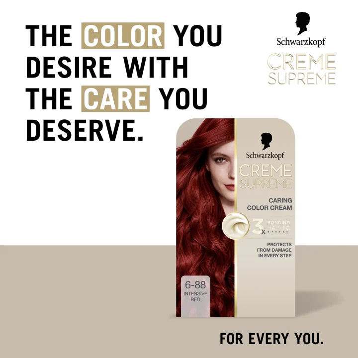 Schwarzkopf Creme Supreme 6-88 Intensive Red Schwarzkopf