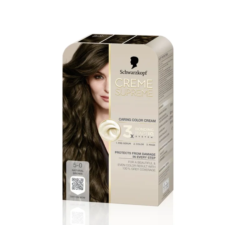 Schwarzkopf Creme Supreme 5-0 Natural Brown Schwarzkopf