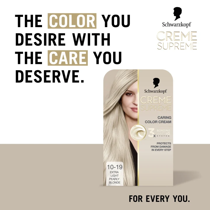 Schwarzkopf Creme Supreme 10-19 Ultra Light Pearly Blonde Schwarzkopf