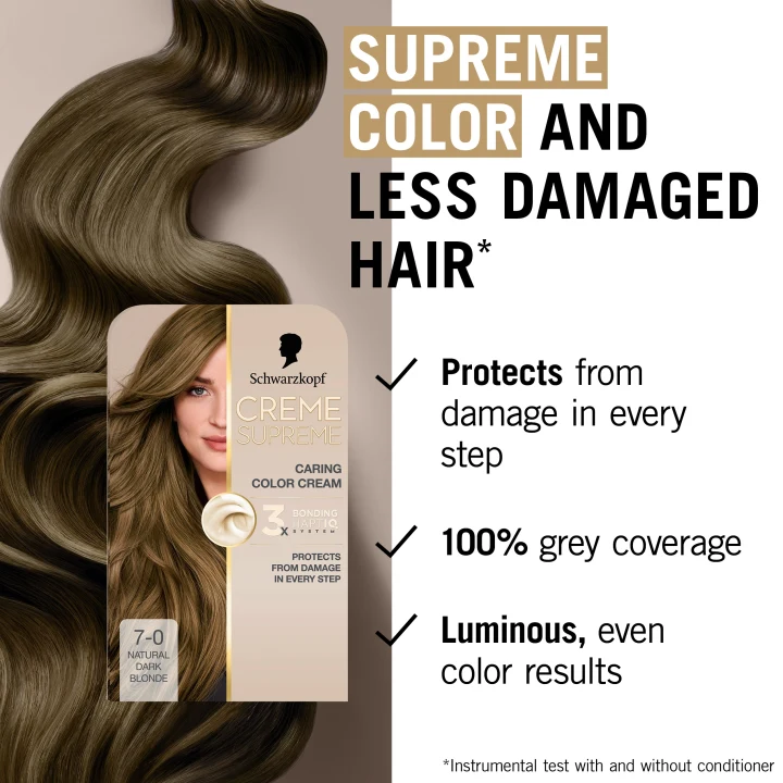 Schwarzkopf Creme Supreme 7-0 Natural Dark Blonde Schwarzkopf
