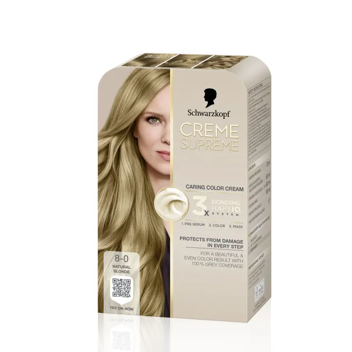 Schwarzkopf Creme Supreme 8-0 Natural Blonde Schwarzkopf