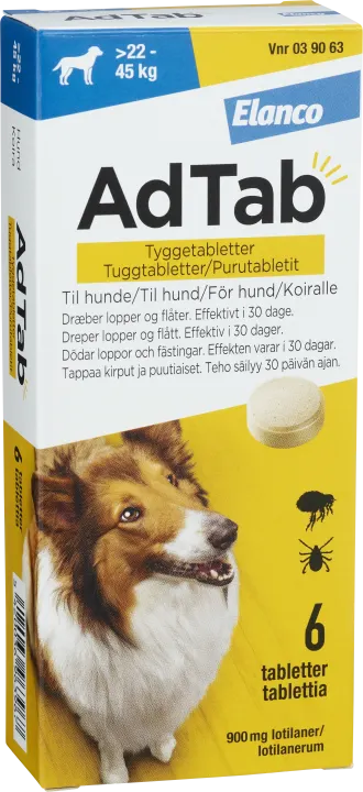 AdTab Tuggtablett 900mg Blister 6 tabletter AdTab