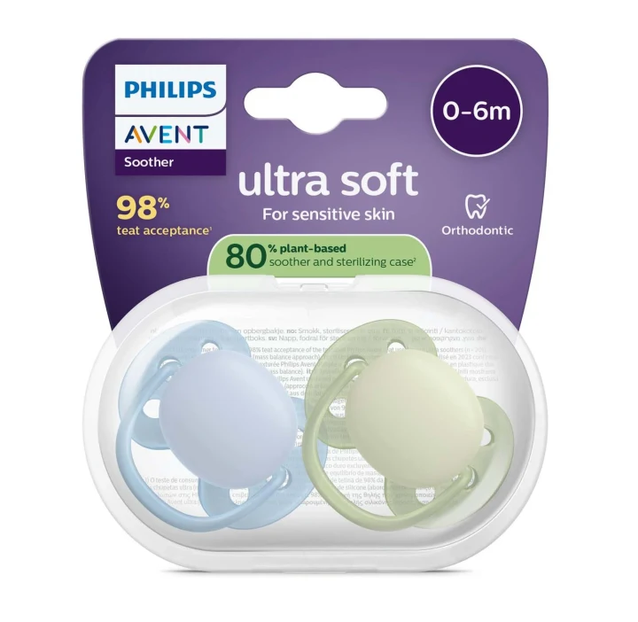 Philips Avent Ultra Start Napp För Nyfödda Mix 2-pack 0-6 mån Philips Avent