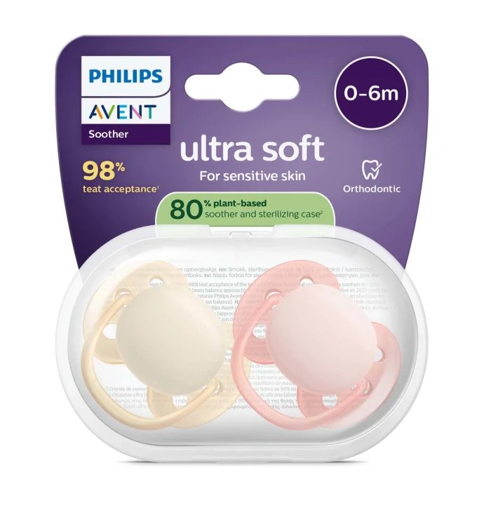 Philips Avent Ultra Start Napp För Nyfödda Mix 2-pack 0-6 mån Philips Avent