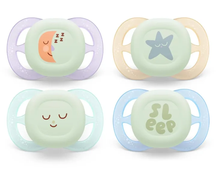 Philips Avent Ultra Start Napp För Nyfödda Natt Mix 0-2 mån Philips Avent