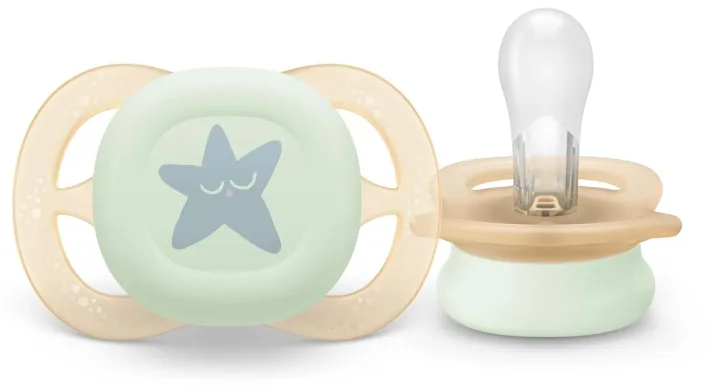 Philips Avent Ultra Start Napp För Nyfödda Natt Mix 0-2 mån Philips Avent