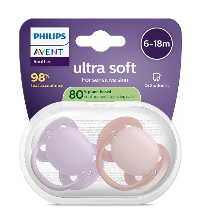 Philips Avent Ultra Start Napp För Nyfödda Mix 2-pack 6-18 mån Philips Avent
