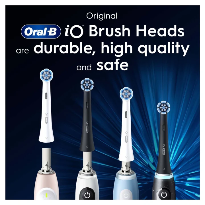 Oral-B iO Gentle Care Tandborsthuvuden Svart 2-pack Oral-B