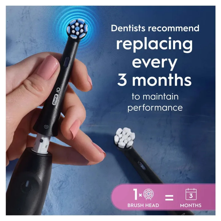 Oral-B iO Gentle Care Tandborsthuvuden Svart 2-pack Oral-B